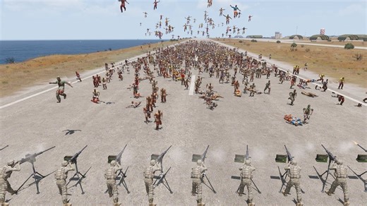 15 机枪防御阵地 VS 尸潮