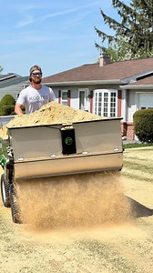 51K views · 859 reactions | Spread 2,000 lbs of sand in 30 seconds with the 415SP, the efficient and precise lawn leveling/topdressing machine. #compost #topdresser #sand #topdressing #topdress #lawnlevel #compostspreader #spreader #turf #sandspreader #lawnrenovation #bermudagrass #ryegrass #fescue #organiclandscaping #natural #organic #soilhealth | Earth & Turf Products | Facebook