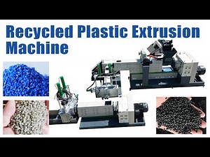 Transforming Waste with a Recycled Plastic Extrusion Machine