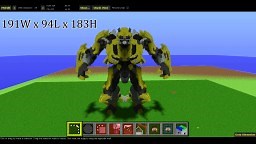 Bumblebee Human-Robot Form / Transformers Minecraft Map