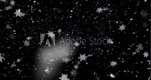 Realistic Snow and Snowflakes animation with seamless Loop, High Quality Winter and Christmas Theme Animation, Extend the duration as required with Seamless Loop