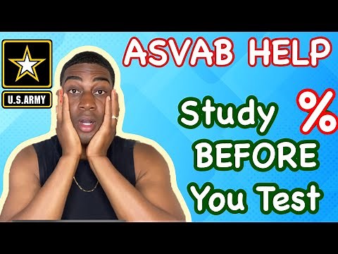 2025 How to Pass ASVAB in ONE week / Studying for the ASVAB (PERCENTAGES) // HOW TO STUDY FOR ASVAB