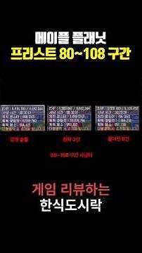 Maple Planet Level 80-108 Power-Leveling Spots Compared! Which One Is the Fastest?