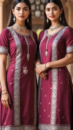 💖 Twin Queens in Magenta! Stunning Traditional Look That Turns Every Head 👑🔥