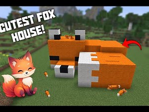 Minecraft Fox House 🦊 | Cutest Build You’ll Ever See!