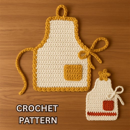 Apron Hot Pads Pattern - Etsy