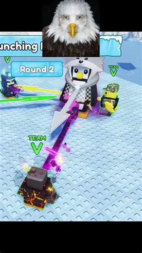 I didn't expect penguins to be this broken #roblox #knockout