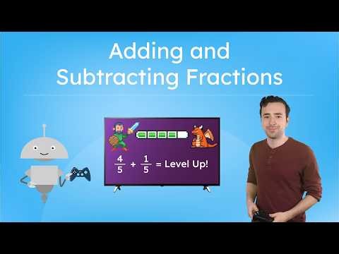 Adding and Subtracting Fractions - How To Add and Subtract Fractions With Common Denominators