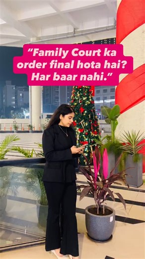 Adv. Muskan Sharma on Instagram: "Ye sochna galat hai ki Family Court ka har order final hota hai. Law aapko ek aur chance deta hai. 📌 Hindu Marriage Act, 1955 ka Section 28 kehta hai ki matrimonial cases mein pass kiye gaye decrees aur certain orders appealable hote hain. Iska simple matlab: ✔️ Divorce, judicial separation jaise final decrees ke khilaaf appeal ho sakti hai ✔️ Section 25 (maintenance) aur Section 26 (custody) ke final orders bhi appealable hote hain ✔️ Interim orders normally a