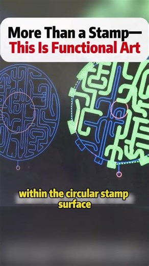 More Than a Stamp—This Is Functional Art #artobject #engineeringdesign #craftculture #behindthescen