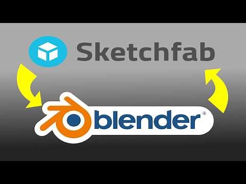 Blender Sketchfab Free Addon Tutorial