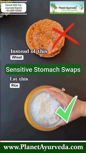 5 Daily Diet Swaps for Healthy Gut / Stomach - Sensitive Tummy needs Light & Easy Digestible Foods