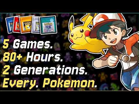 How I caught them all in both Pokemon Yellow and Pokemon Crystal