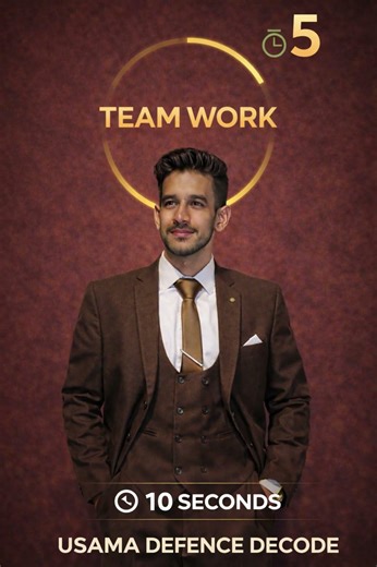 ISSB WAT Practice | TEAMWORK | 10 Seconds Challenge | Psychology Test | Usama Defence Decode