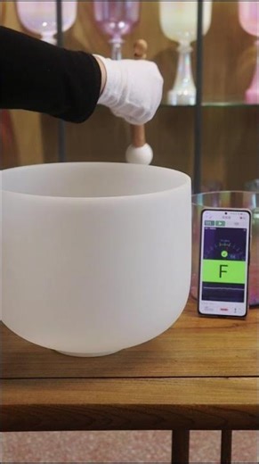 Pure White Matt Crystal Singing Bowl | Cradling a Cloud That Sings