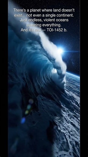 This Planet Has No Land… Only Endless Oceans 🌊 #shorts #space #oceanplanet