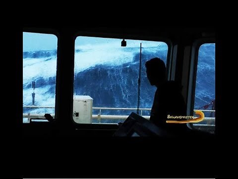 🛑#Ship in Storm at Sea #FULL VERSION - 18-12- 2018. Storm Deirdre #storm #hurricane #Sea #Gladys