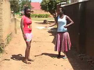 Kansiime Anne against the mini skirt.