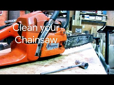 How to Clean a Chainsaw