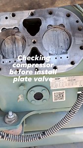 Checking muna ang compressor bago ikabit ang bagong plate valve #everyoneシ゚ #millionviewsreels #valveplate #refrigerationtech #hvactech #BuhayTechnician | Alfe Logente