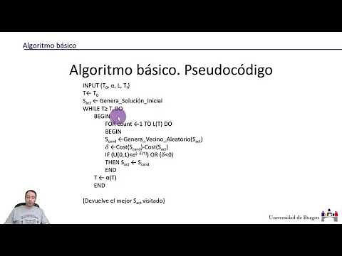 Recocido simulado (5 de 8). Algoritmo Básico II