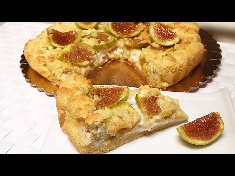 CROSTATA RICOTTA E FICHI, facile e veloce