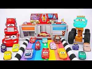 Disney Pixar Cars Unboxing Review | Disney Pixar Cars Color Changers Race Ready Car Wash Playset