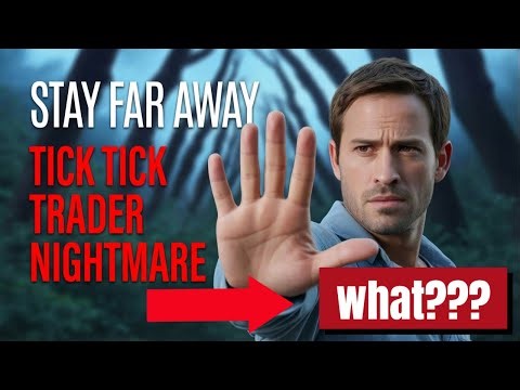 TICK TICK TRADER NIGHTMARE !!! I CANT BELIEVE THIS MESS !!!