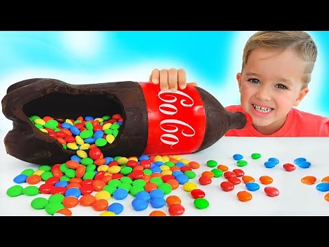 Chocolate Soda Challenge and other Funny stories with Vlad and Niki