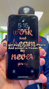 He got BUGS inside his iPhone 😱 #bugs #fyp #phonerepair #moneytalkswireless #bridgeportct | Money talks wireless