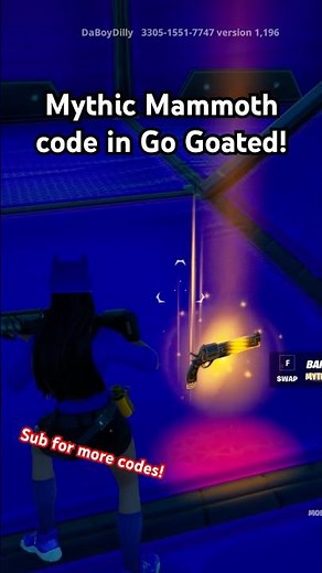 How to get the Mythic Mammoth pistol in Go Goated! #fortnite #gaming