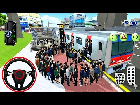 New Metro Drive Simulator 🚇 Dropping Crowd at Station | Realistic Metro Gameplay 😱🔥
