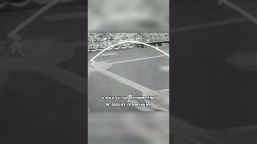 This is what happens when you throw a 30 MPH pitch to a Hall of Famer