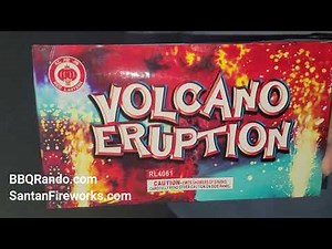 Volcano Eruption - Red Lantern Fireworks