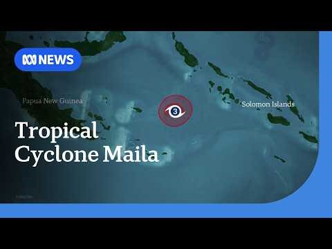 Cyclone Maila tracks towards Papua New Guinea mainland | ABC NEWS