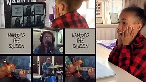 790K views · 23K reactions | 10 year old Nandi Bushell reacts to Dave Grohl's tribute song for her. | Radio X | Facebook