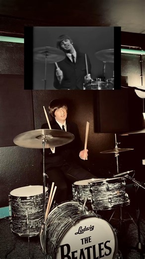 #drumcover #beatles #ringo #beatlemania #drums
