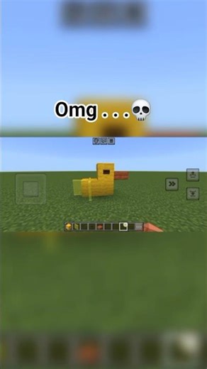 How to made a Duck #viral shorts video #minecraft 😱🦆