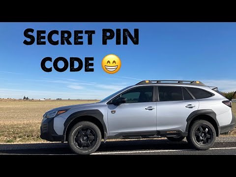 Subaru’s PIN code set up, key deactivation, and hatch position for Outback, Forester, Crosstrek!