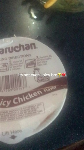 Its not even that spicy😐 #ramen #idk #天狗の台所 #wtfyoutrynasay #noo | ramen