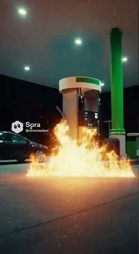 She Smoked at a Gas Station… Big Mistake!”