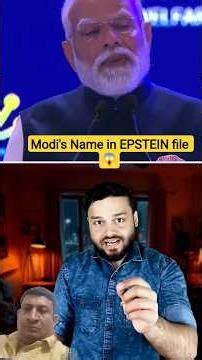 In EPSTEIN Island, why PM MODI went? EPSTEIN file Explained #shorts