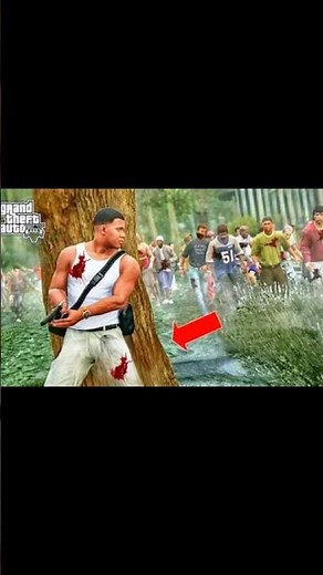 Franklin Accidentally Starts a Zombie Apocalypse in GTA 5 😱🧟‍♂️🔥 #gta #gtav #short #shorts