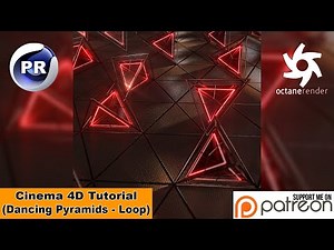 DANCING PYRAMIDS LOOP (Cinema 4D Tutorial)