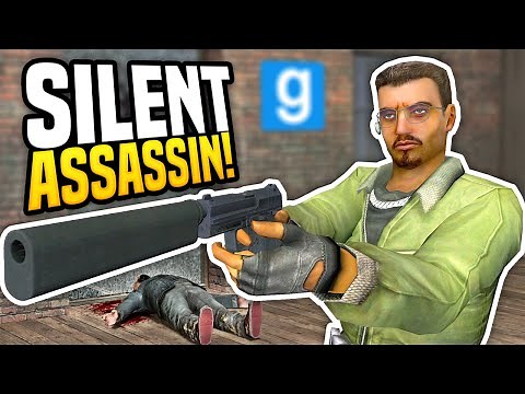 USING SILENCED WEAPONS AS A HITMAN - Gmod DarkRP | Silent Assassin!