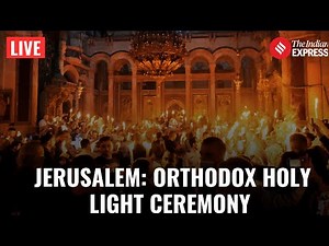 LIVE: Christians Celebrate Orthodox Holy Light Ceremony at Jerusalem’s Church of the Holy Sepulchre