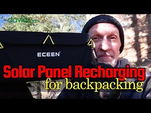 My solar charging setup for backpacking