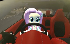 【EQG】转载同人 SFM Fluttershy 老婆既然你那么害怕那你还开那么快干什么啊