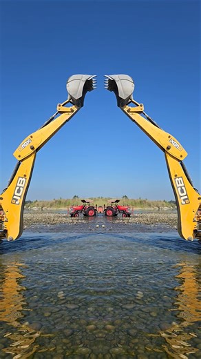 new JCB 4K VIDEO 🤣💯🔥 #jcb #jcbvideo #tractor #bulldozer #excavator #cartoon #automobile #dj #shorts