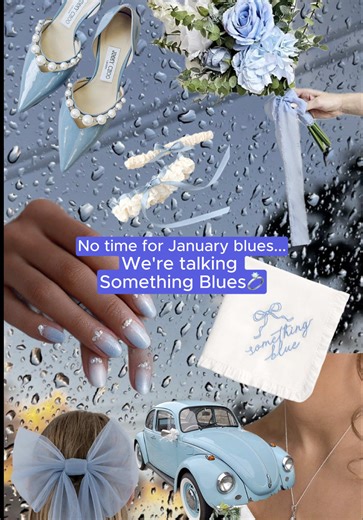 Blue Monday? Kinda, but only because we’re making it BRIDAL over here 💙🩵💍 Let’s talk about the tradition “Something old, something new, something borrowed, something blue” - with focus on that #SomethingBlue This one dates all the way back to the Victorian era, and the blue specifically symbolises love, fidelity and commitment. You already know the classic Something Blue choices: Shoes. Jewellery. Garter. A bouquet charm. Or something discreetly sewn into the dress for that quiet, sentimental